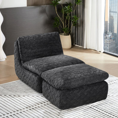 Fauteuil pivotant à compression totale avec revêtement en velours côtelé de haute qualité, rotation fluide à 360°, courbure ergonomique, profondeur de 82,6 cm, hauteur de 87,8 cm, emballage élégant, rotation moderne, poids : 33 kg