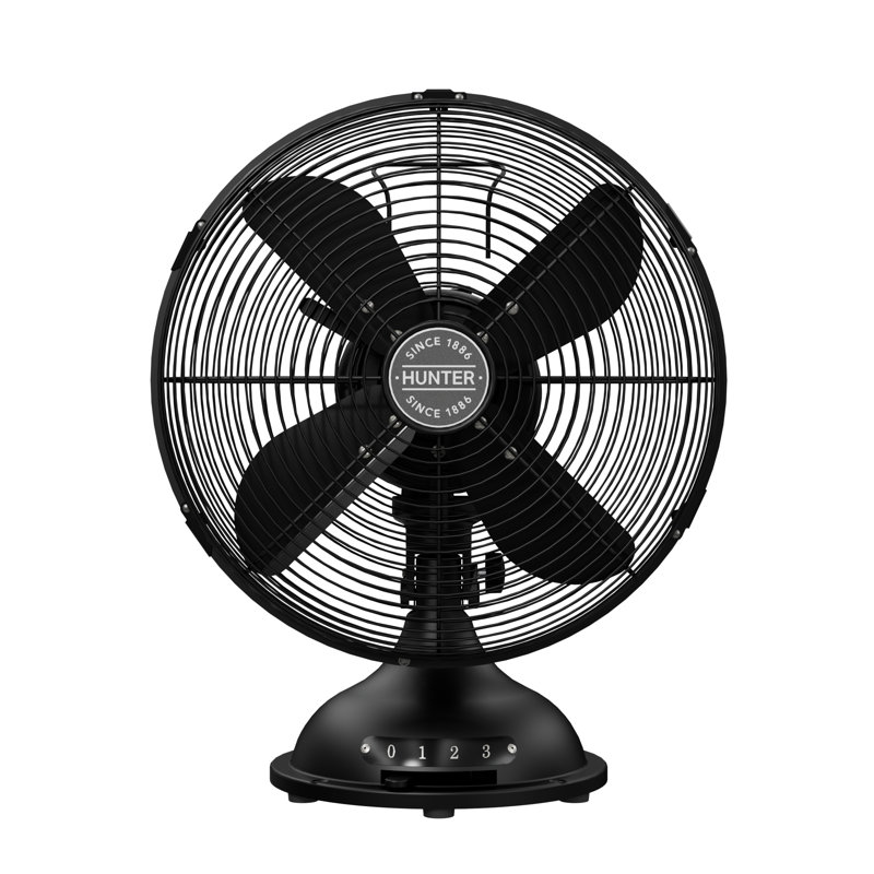 16.8" Oscillating Personal Fan, Matte Black