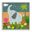 Scène d'éléphant tropical encadrée par Tina Finn-811596466-811596467