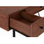 Bureau d'ordinateur, bureau personnel, ordinateur portable, tiroirs de rangement, travail, métal noir, transitionnel-772959073