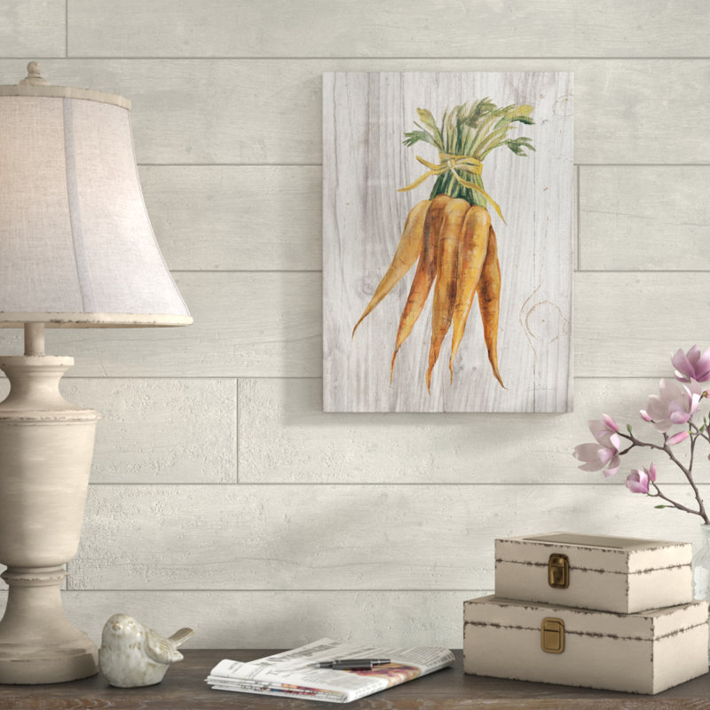'Market Vegetables I' Print on Wrapped Canvas, 19" H x 14" W x 2" D