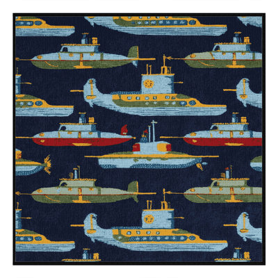 Machine Washable Transportation Gray Area Rug