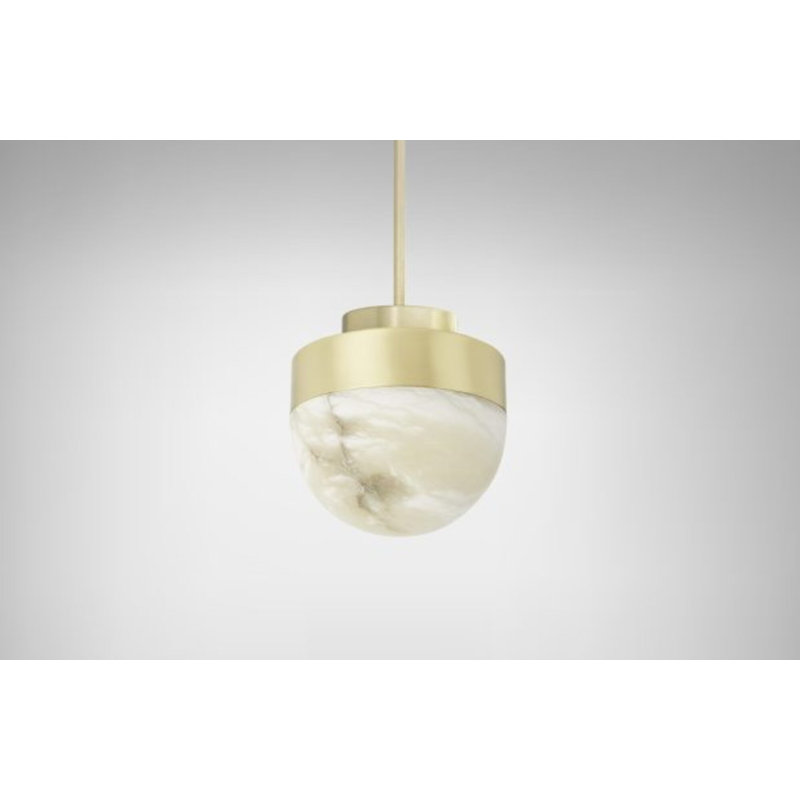 Luminaire suspendu Lucid, Laiton satiné
