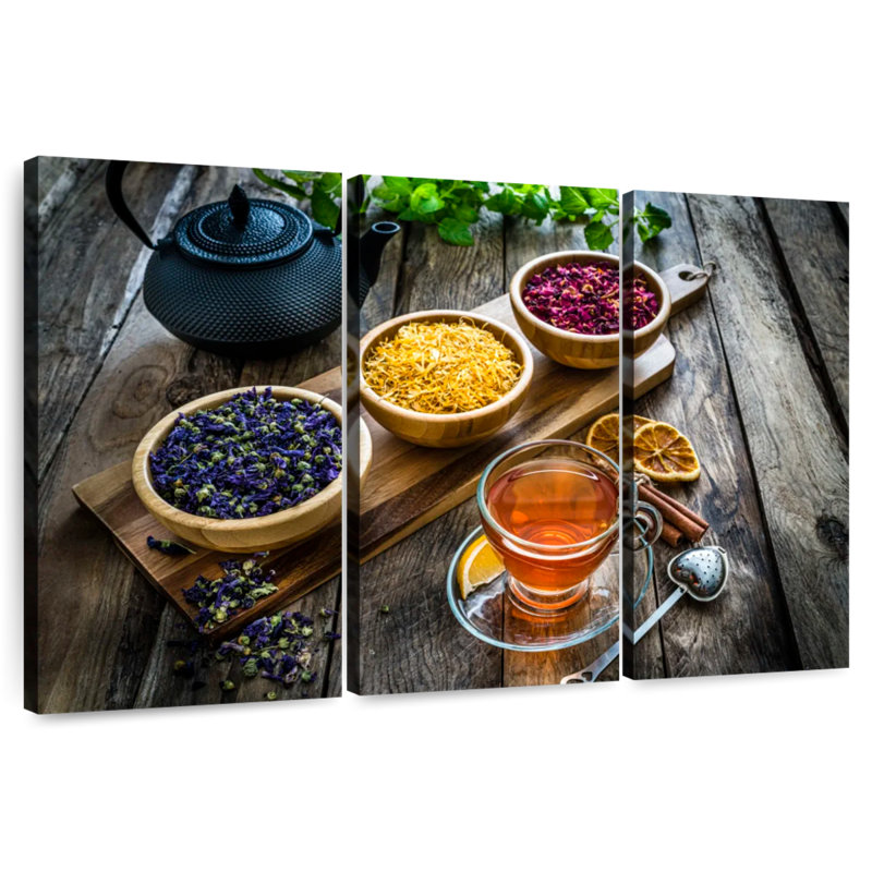Yarlin Dried Tea Leaves, 32" H x 50" W
