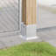 Post Bases Square 12 Pcs Galvanised Steel-552108852-552108849
