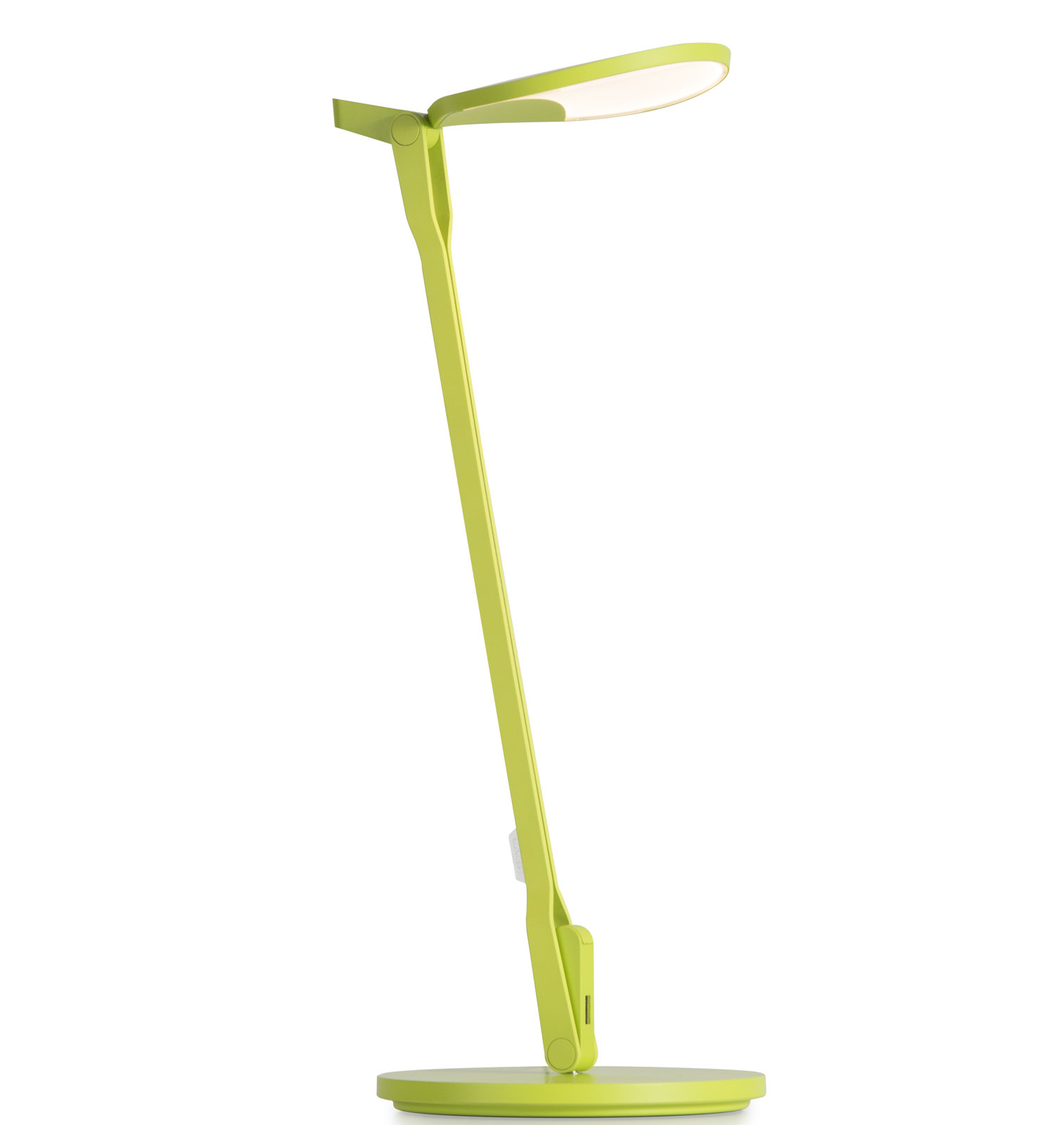 Splitty Metal USB Desk Lamp, Matte Leaf Green