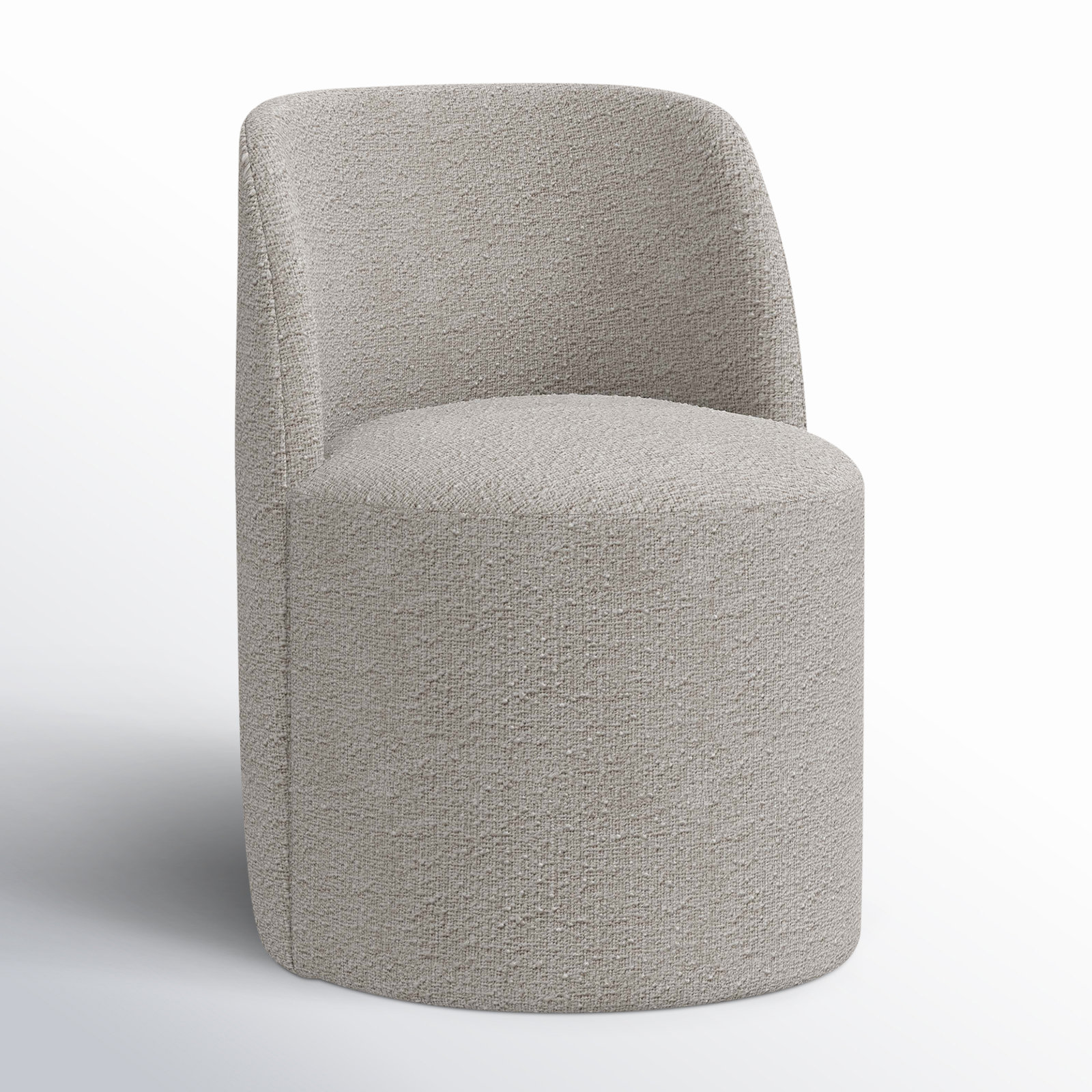 Begonia Dining Chair, Classic Elephant Boucle