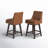 Aleksy Swivel Upholstered Counter Stool with Solid Wood Frame-87939658-87939663
