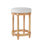 Lind Island Swivel Upholstered Bar Stool with Solid Wood Frame