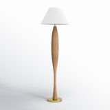 64'' Painted Traditional Floor Lamp