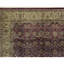 Tapis mauve et beige de haute qualité noué à la main