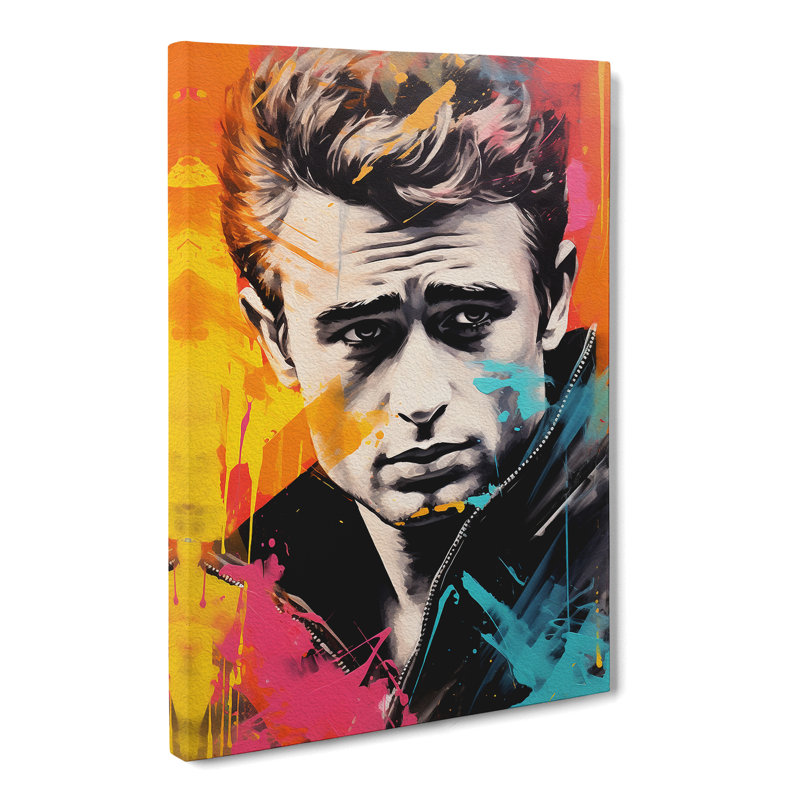 James Dean Abstract - No Frame Print, 60cm H x 40cm W x 3cm D