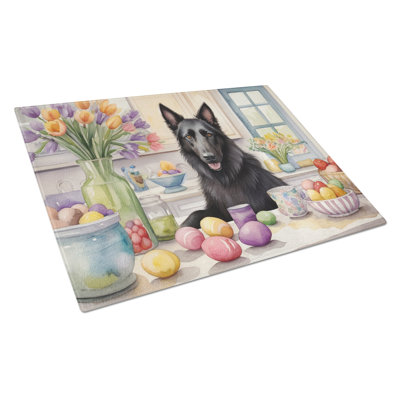 Découper une planche à découper en verre pour chien de berger belge
