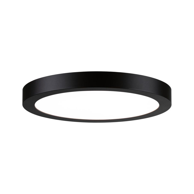 Abia LED Flush Mount, Black