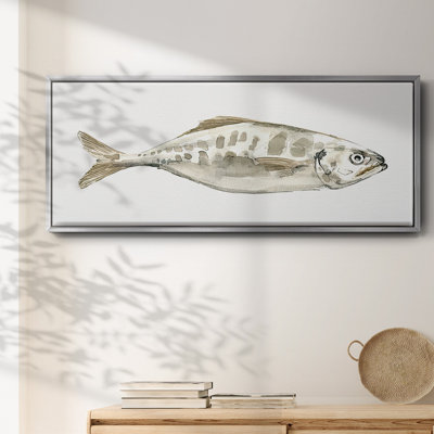 «Silver Fish II», reproduction sur toile flottante