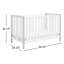 Lit de bébé convertible 4-en-1 Modern Pacific-55969717