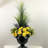 Faux Silk Mixed Arrangement in Planter