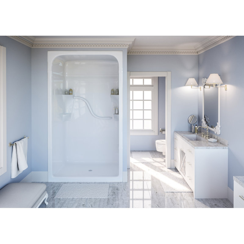 Cabine de douche rectangulaire et base inclus h 84,5 po x l 50 po Madison