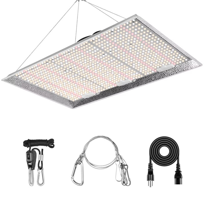 Lampe de culture à DEL à intensité variable 4500W à DEL, chaîne complète à intensité variable pour plantes d'intérieur hydroponique ensemencement de légumes et de fleurs dans une tente de serre, couverture de 4 x 4 pi 5 x 5 pi