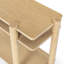 Hepburn 3 Shelf Wood Console Table-1721656228