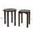 Bamboo Stackable Stools with Rolling Storage Base, Set of 6