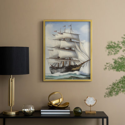 NAUTICAL Series LXXX Framed Print - Solid Wood