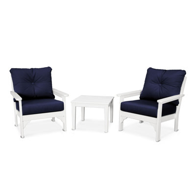 Vineyard 3-Piece Deep Seating Set