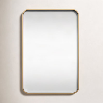 Sabine Metal Rounded Rectangle Wall Mirror
