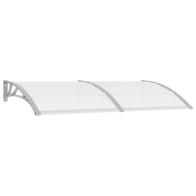 Door Canopy, Grey/Clear