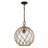 Pawlowski 1 - Light Burnished Chestnut Sphere Pendant