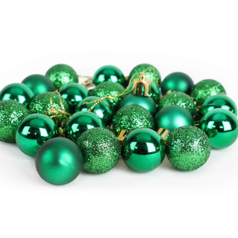 3cm Polyvinyl Chloride (PVC) Ball Ornament, Grey