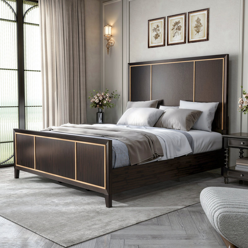 Lit en bois Diane moderne, Queen