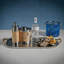 Ensemble compact de neuf bols de service Hughlek