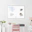 Tableau effaçable blanc U Brands, cadre en aluminium-14970469