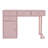 Arbadella Vanity Makeup Desk, Rectangle Accent Manicure Table with Cabinet-1888140676