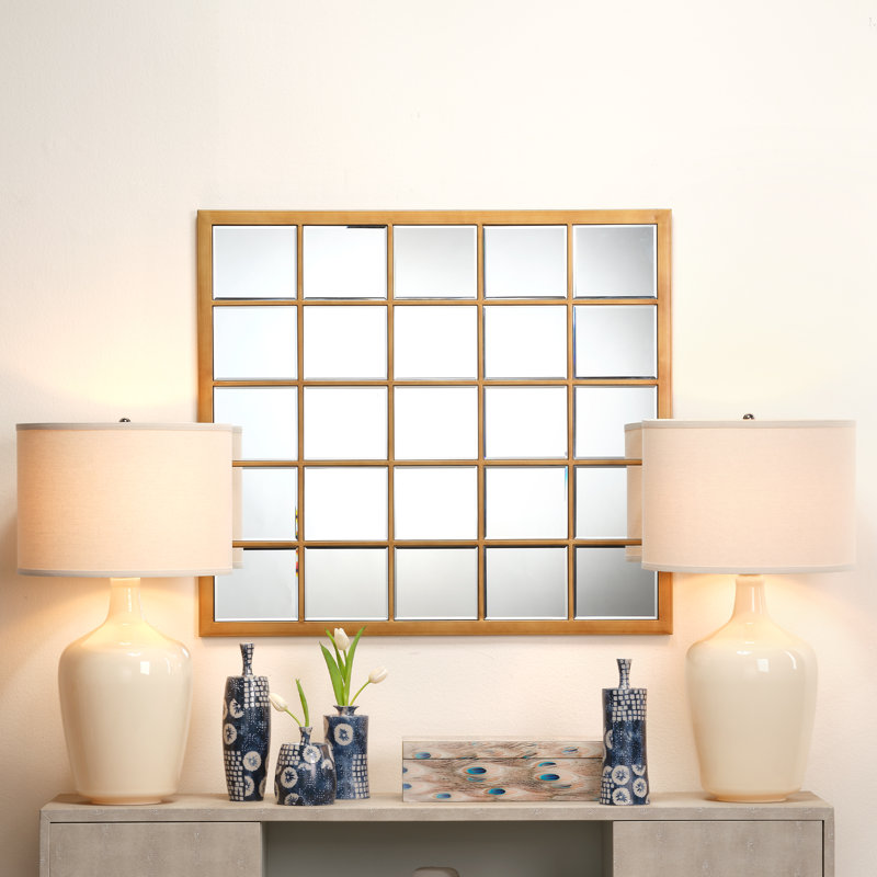 Indigo and White Ceramic Decorative Table Vases Set