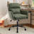 Artificial Leather, PU Leather, Black Base, Adjustable In Height, Suitable For Office, Bedroom, Dressing Table And Other Environments. An Office Chair.Green-1173789816