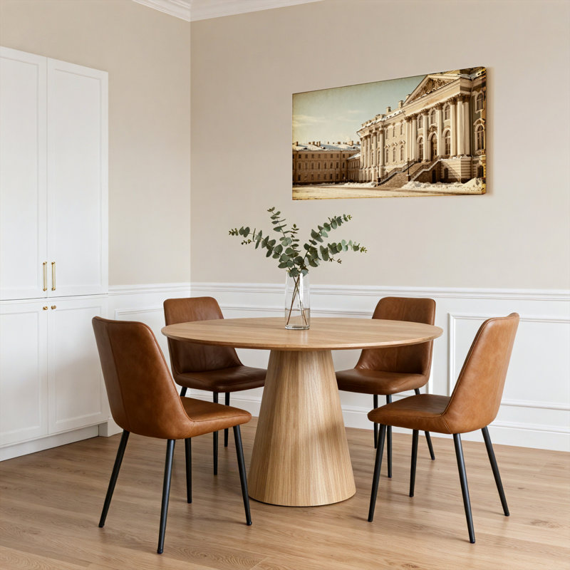 Ensemble de 1 tableau sur toile représentant l'architecture des palais classiques, H 20 po x l 40 po