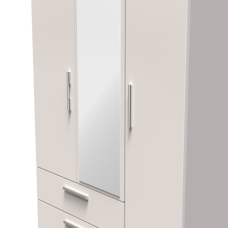 Borgeson Manufactured Wood Wardrobe, Gloss/Kashmir