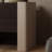 Mid-Century Modern Nightstand Wood and Leather Bedside Table, Minimalist Bedroom Side Table with 2-Drawer for Bedroom, Dorm and Living Room