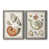 Toile avec cadre gris
