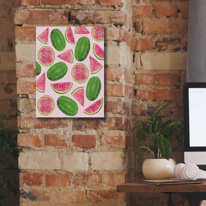«Watermelons» par Elizabeth Caldwell, art mural, H 16 po x l 12 po