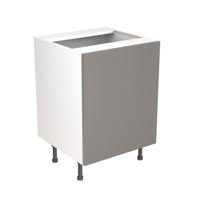 KitchenKit Flatpack Slab Gloss Base Unit Sink