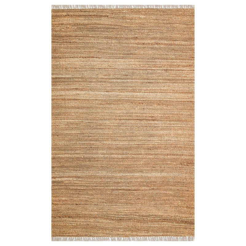 Stylish Hall Carpet 2.6 x 9.8 Feet, 100% Polyester/Cotton, No Pile, 1250 Grams/Sq Meter | Flat Weave, 0.2 Inches Thick | Easy to Clean with Vacuum & Spot Remover, Perfect for Entryways & Living Spaces
