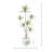Dracaena Tree in Fiberstone Planter with Rocks