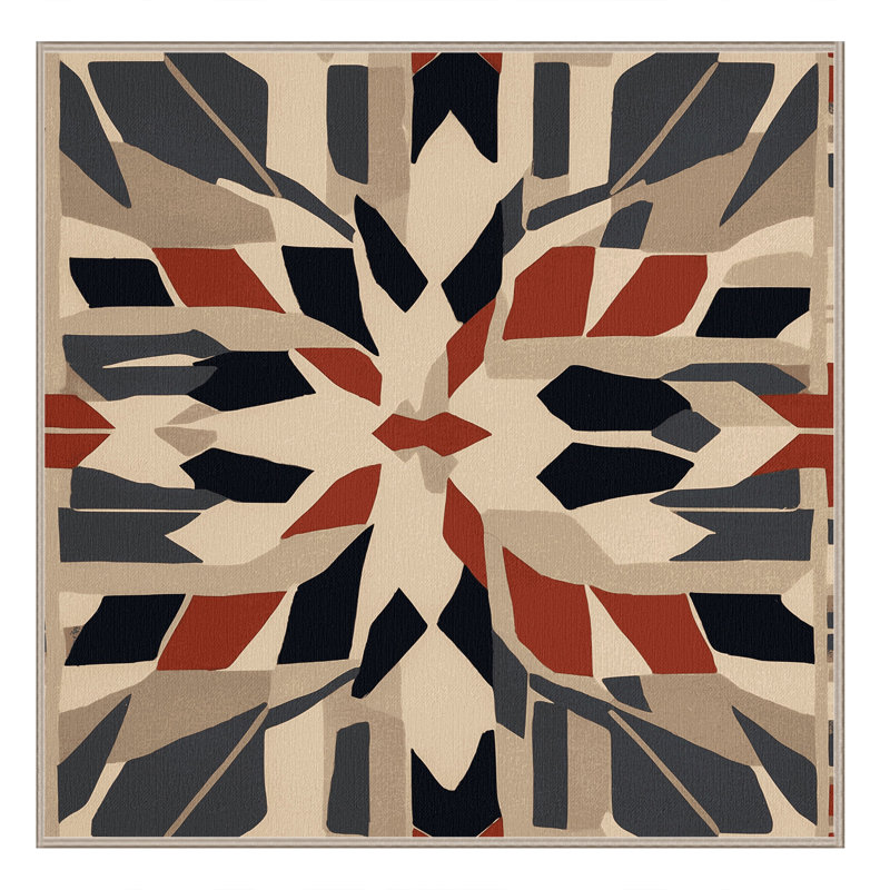 Perpetual Angles Rug, Square 3'