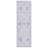Cvjatko Oriental Machine Woven Polyester Area Rug in Ivory/Blue-1246855267