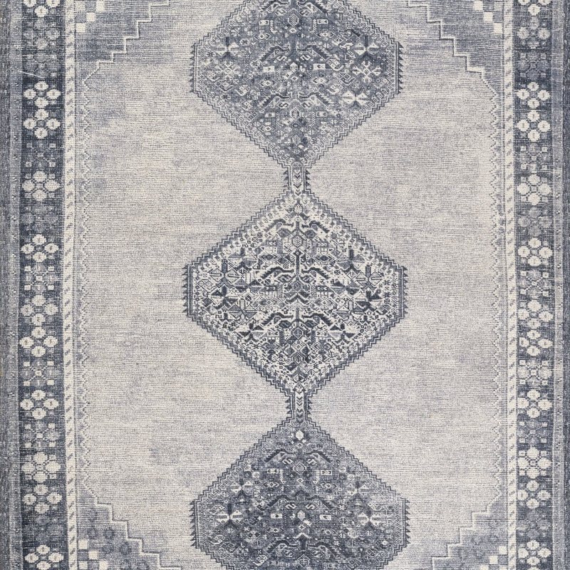 Momeni Luna Traditional Hand Tufted Blue Area Rug, Rectangle 5' x 8'