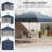 Outsunny 10' X 10' Pop Up Canopy Tent With 3 Sidewalls, Leg Weight Bags And Carry Bag, Height Adjustable, Instant Party Tent Event Shelter Gazebo For Garden, Patio