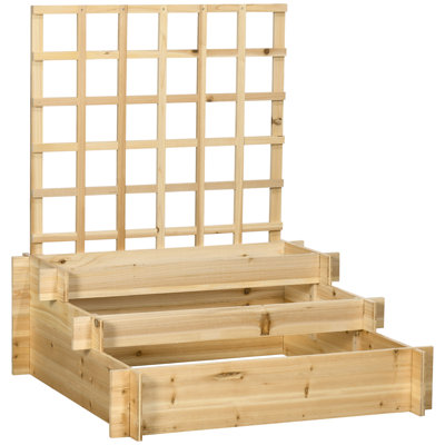 Solid Wood Outdoor Vertical Garden